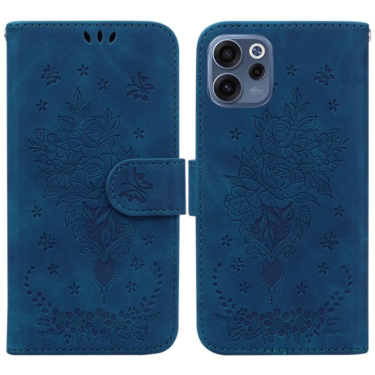 Custodia per telefono in pelle goffrata farfalla rosa, For OPPO A6 / A6s / A6t / A6x 4G / 5G Global, For OPPO Reno15 Pro Max 5G / Reno15 Pro India, For OPPO Reno15 Pro 5G / Reno15 Pro Mini 5G, For OPPO Reno15 F 5G Global