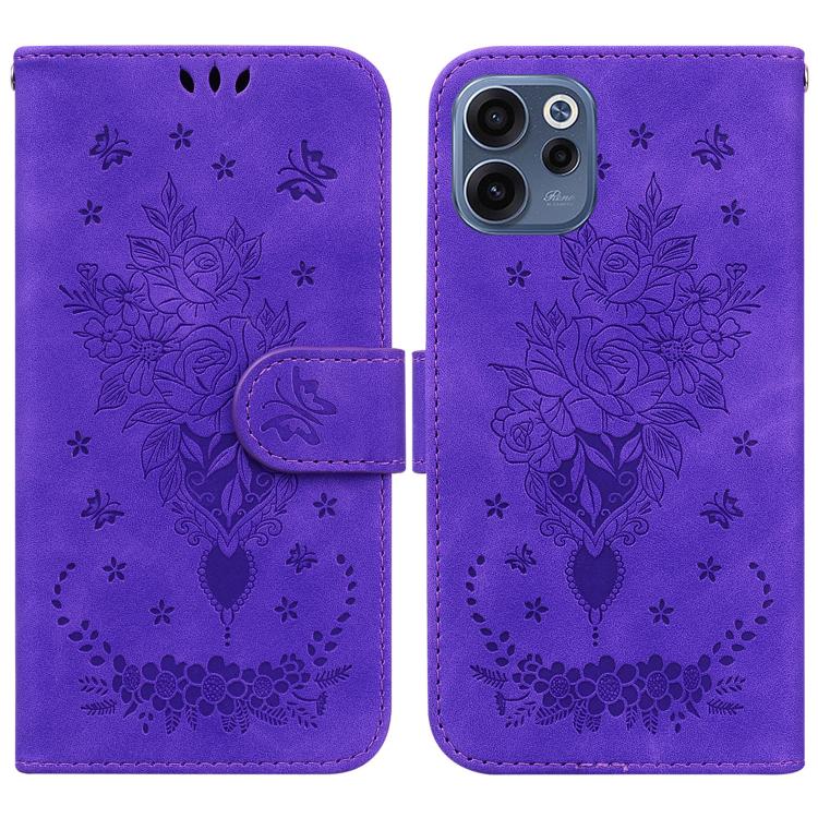 Custodia per telefono in pelle goffrata farfalla rosa, For OPPO A6 / A6s / A6t / A6x 4G / 5G Global, For OPPO Reno15 Pro Max 5G / Reno15 Pro India, For OPPO Reno15 Pro 5G / Reno15 Pro Mini 5G, For OPPO Reno15 F 5G Global