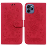 Custodia per telefono in pelle goffrata farfalla rosa, For OPPO A6 / A6s / A6t / A6x 4G / 5G Global, For OPPO Reno15 Pro Max 5G / Reno15 Pro India, For OPPO Reno15 Pro 5G / Reno15 Pro Mini 5G, For OPPO Reno15 F 5G Global
