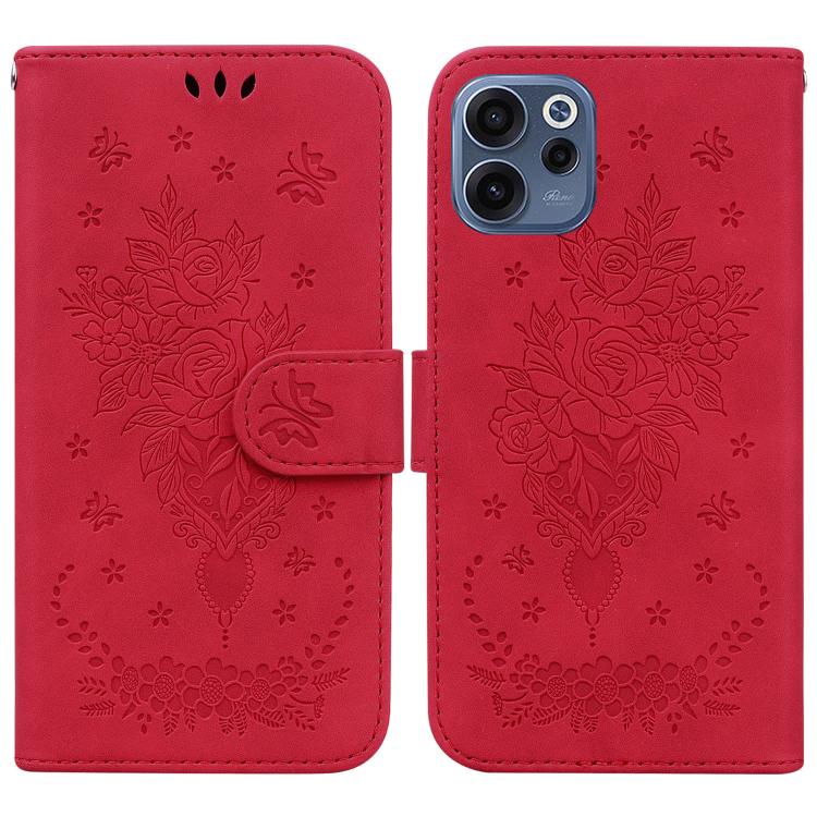 Custodia per telefono in pelle goffrata farfalla rosa, For OPPO A6 / A6s / A6t / A6x 4G / 5G Global, For OPPO Reno15 Pro Max 5G / Reno15 Pro India, For OPPO Reno15 Pro 5G / Reno15 Pro Mini 5G, For OPPO Reno15 F 5G Global