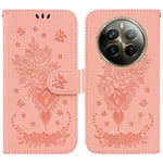 Custodia per telefono in pelle goffrata farfalla rosa, For Realme 12 Pro+ Global, For Realme C67 4G Global, For Realme 11 4G Global, For Realme 11 5G/Narzo 60 India Version