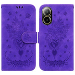 Custodia per telefono in pelle goffrata farfalla rosa, For Realme 12 Pro+ Global, For Realme C67 4G Global, For Realme 11 4G Global, For Realme 11 5G/Narzo 60 India Version