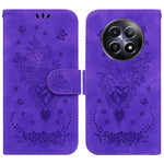 Custodia per telefono in pelle goffrata farfalla rosa, For Realme GT 6 / GT 6T / GT Neo6, For Realme C61 / C63 / Note 60, For Realme 12 5G, For Realme 12+