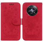 Custodia per telefono in pelle goffrata farfalla rosa, For Realme GT 6 / GT 6T / GT Neo6, For Realme C61 / C63 / Note 60, For Realme 12 5G, For Realme 12+