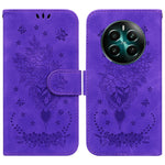 Custodia per telefono in pelle goffrata farfalla rosa, For Realme GT 6 / GT 6T / GT Neo6, For Realme C61 / C63 / Note 60, For Realme 12 5G, For Realme 12+