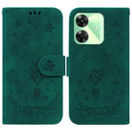 Custodia per telefono in pelle goffrata farfalla rosa, For Realme GT 6 / GT 6T / GT Neo6, For Realme C61 / C63 / Note 60, For Realme 12 5G, For Realme 12+