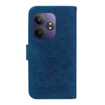 Custodia per telefono in pelle goffrata farfalla rosa, For Realme GT 6 / GT 6T / GT Neo6, For Realme C61 / C63 / Note 60, For Realme 12 5G, For Realme 12+