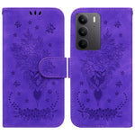 Custodia per telefono in pelle goffrata farfalla rosa, For Realme 14 Pro+, For Realme 14 Pro, For Realme C75, For Realme 13+ Global