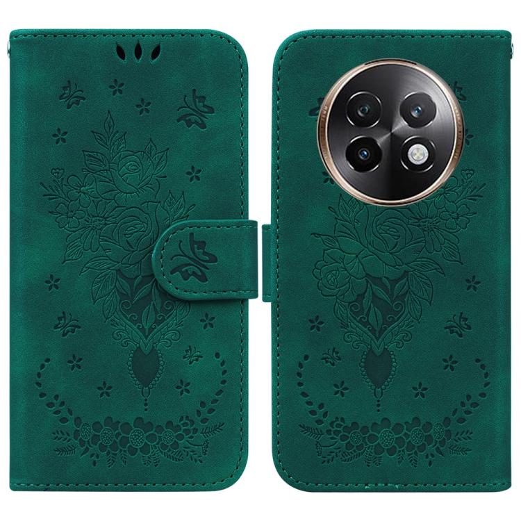Custodia per telefono in pelle goffrata farfalla rosa, For Realme 14 Pro+, For Realme 14 Pro, For Realme C75, For Realme 13+ Global