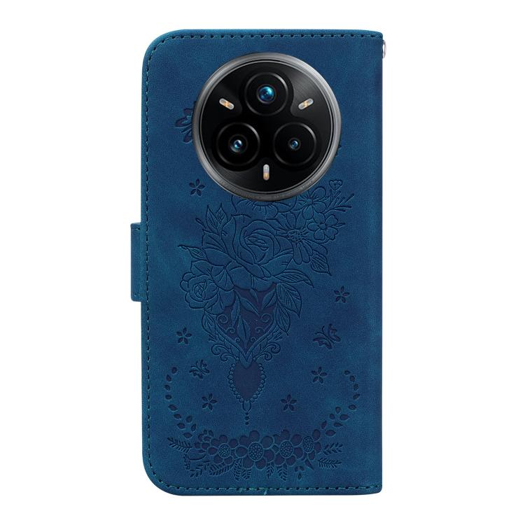 Custodia per telefono in pelle goffrata farfalla rosa, For Realme 14 Pro+, For Realme 14 Pro, For Realme C75, For Realme 13+ Global