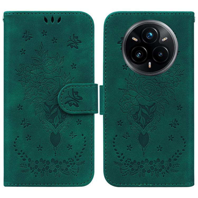 Custodia per telefono in pelle goffrata farfalla rosa, For Realme 14 Pro+, For Realme 14 Pro, For Realme C75, For Realme 13+ Global