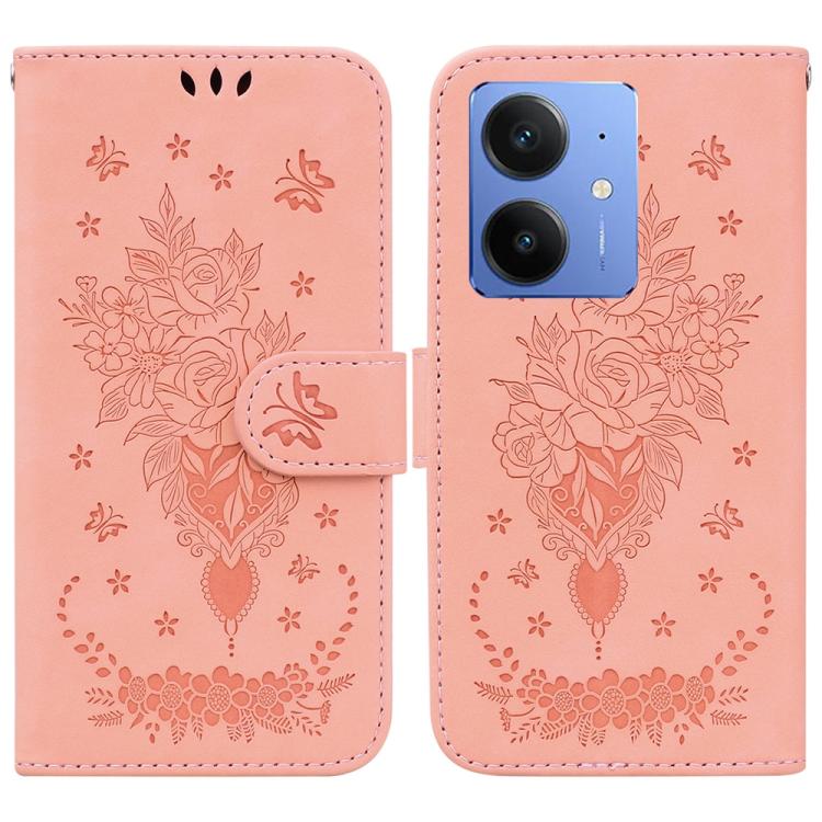 Custodia per telefono in pelle goffrata farfalla rosa, For Realme Narzo 80 Lite 4G / C71 India, For Realme 15 5G / Realme 15 Pro 5G, For Realme 14, For Realme Neo7 SE