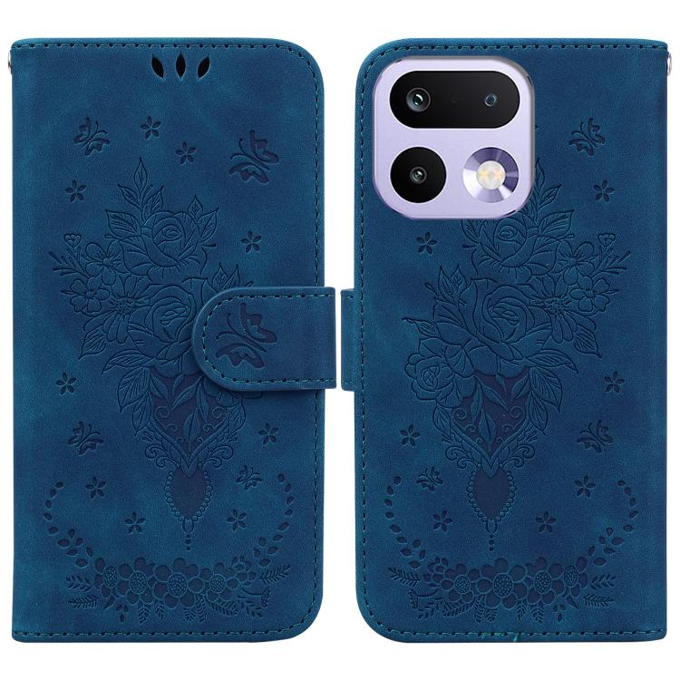 Custodia per telefono in pelle goffrata farfalla rosa, For Realme 16 5G, For Realme 16 Pro+ 5G, For Realme 16 Pro 5G, For Realme 15T 5G
