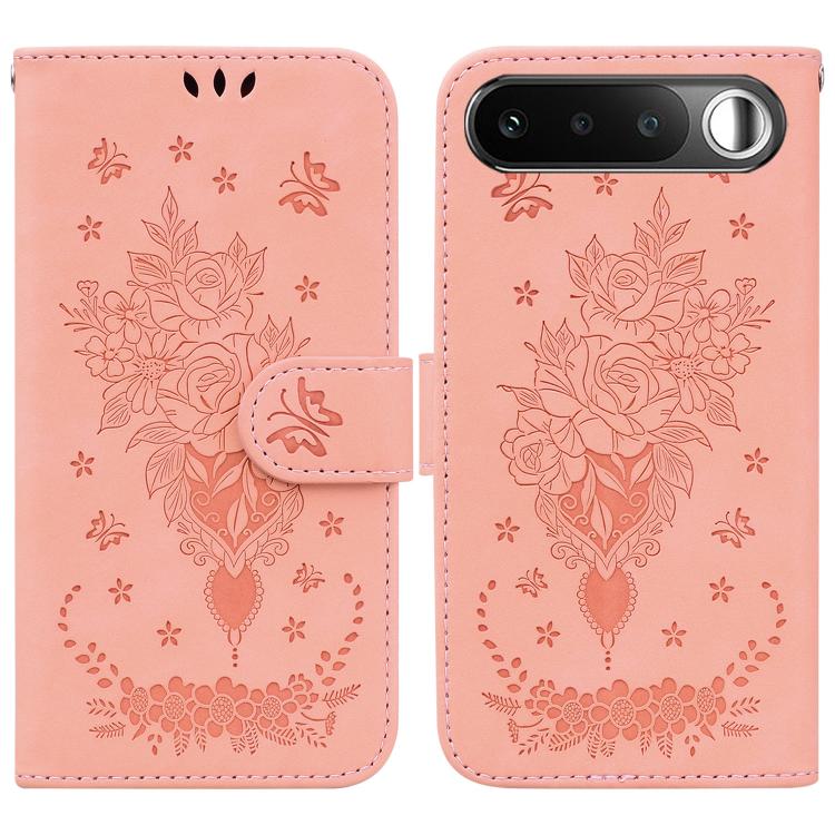 Custodia per telefono in pelle goffrata farfalla rosa, For Realme 16 5G, For Realme 16 Pro+ 5G, For Realme 16 Pro 5G, For Realme 15T 5G