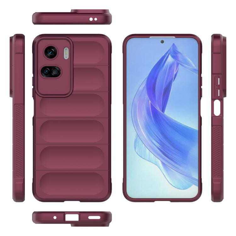 Magic Shield TPU + custodia per telefono in flanella, For Honor 90 Lite