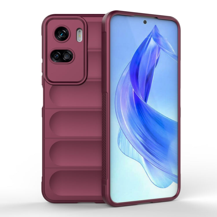 Magic Shield TPU + custodia per telefono in flanella, For Honor 90 Lite