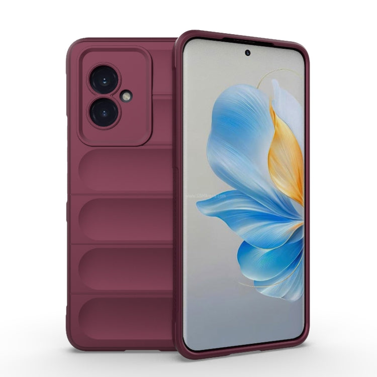 Magic Shield TPU + custodia per telefono in flanella, For Honor 100 5G, For Honor X50 5G Global / X9b