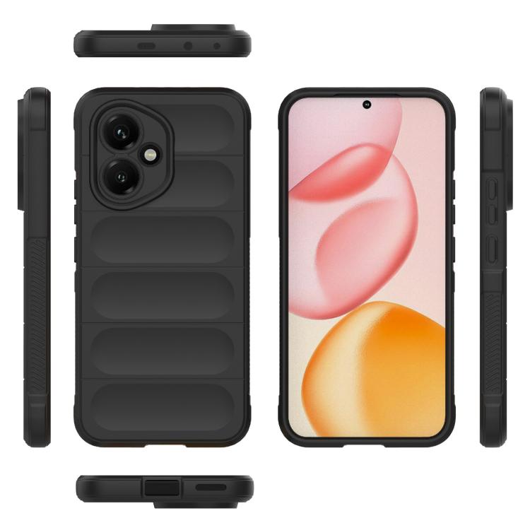 Magic Shield TPU + custodia per telefono in flanella, For Honor 400 Global 156.5mm, For Honor X60 Pro 5G