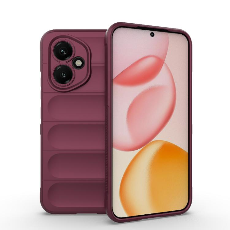 Magic Shield TPU + custodia per telefono in flanella, For Honor 400 Global 156.5mm, For Honor X60 Pro 5G