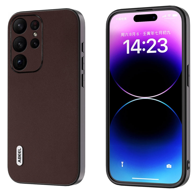 ABEL Custodia per telefono serie Xiaoya in vera pelle, For Samsung Galaxy S24 Ultra 5G, For Samsung Galaxy S23 FE 5G, For Samsung Galaxy S23 Ultra 5G, For Samsung Galaxy S23+ 5G, For Samsung Galaxy S23 5G