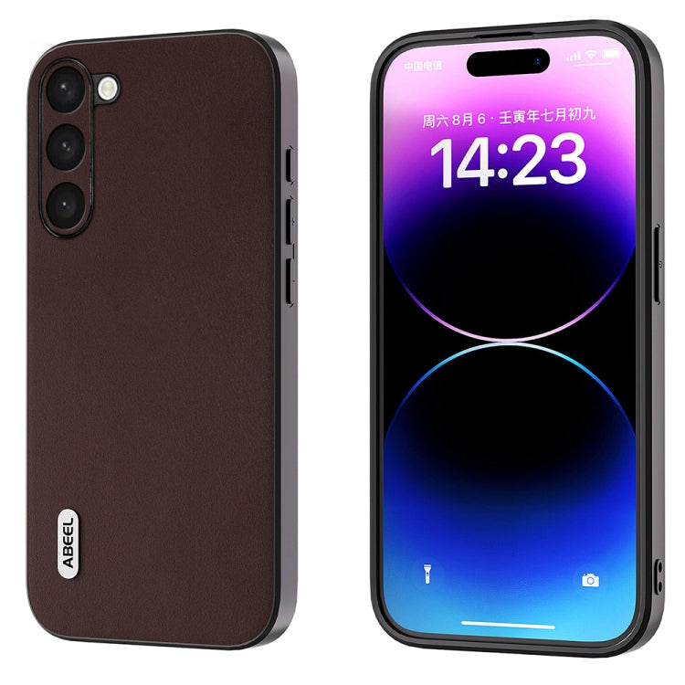 ABEL Custodia per telefono serie Xiaoya in vera pelle, For Samsung Galaxy S24 Ultra 5G, For Samsung Galaxy S23 FE 5G, For Samsung Galaxy S23 Ultra 5G, For Samsung Galaxy S23+ 5G, For Samsung Galaxy S23 5G