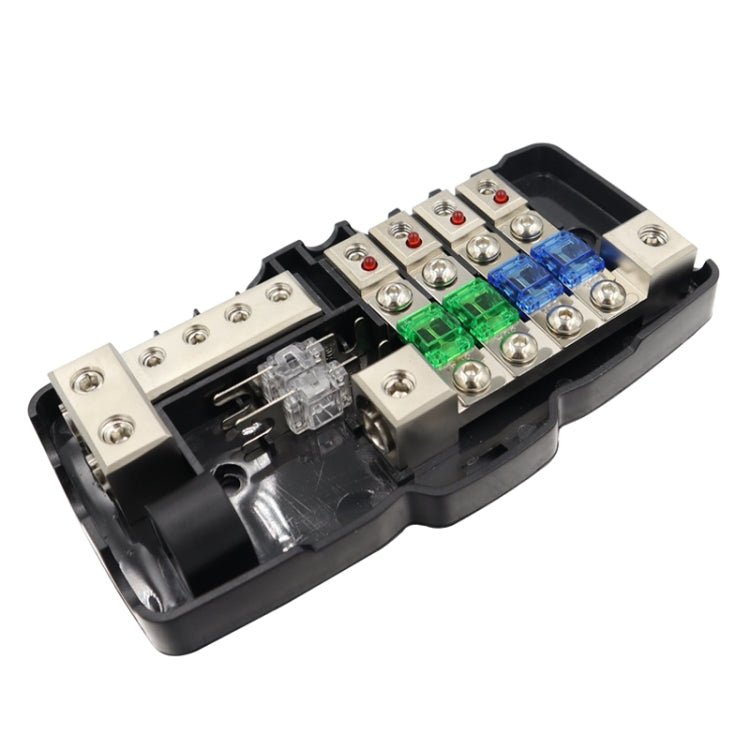 CP-0721 Orvac 0-4 GA 4 Circuito HD Fusibile Blocco distribuzione alimentazione Bus di terra con indicatore LED, CP-0721