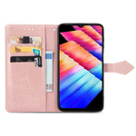 Custodia per telefono in pelle goffrata fiore mandala, For Infinix Hot 30i