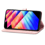 Custodia per telefono in pelle goffrata fiore mandala, For Infinix Hot 30i