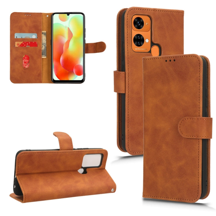 Custodia per telefono in pelle con vibrazione magnetica Skin Feel, For Oukitel C58, For Oukitel C57 Pro, For Oukitel C33