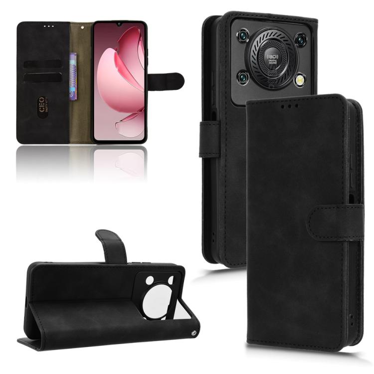 Custodia per telefono in pelle con vibrazione magnetica Skin Feel, For Oukitel C66, For Oukitel C26, For Oukitel C59 Pro, For Oukitel C60 Pro / C60