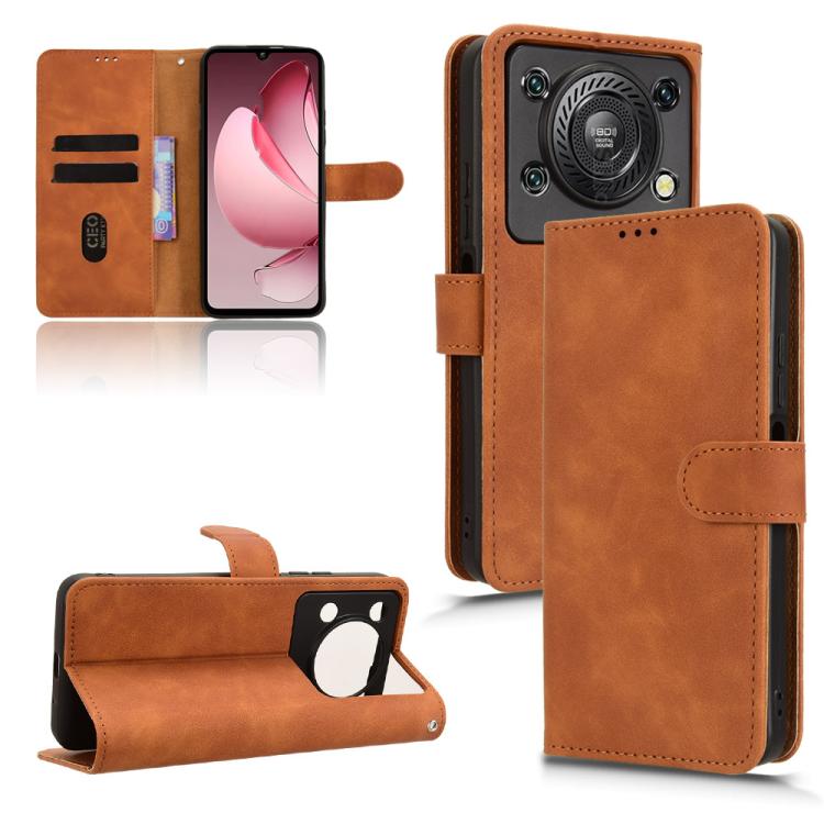 Custodia per telefono in pelle con vibrazione magnetica Skin Feel, For Oukitel C66, For Oukitel C26, For Oukitel C59 Pro, For Oukitel C60 Pro / C60