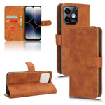 Custodia per telefono in pelle con vibrazione magnetica Skin Feel, For Ulefone Note 18 Ultra, For Ulefone Note 15, For Ulefone Note 16 Pro