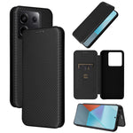 Custodia per telefono in pelle con vibrazione in fibra di carbonio, For Xiaomi Redmi Note 13 Pro+ 5G, For Xiaomi Redmi Note 13 Pro, For Xiaomi Redmi K60 Ultra, For Xiaomi Redmi 12R / Poco M6 Pro