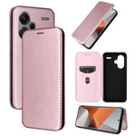 Custodia per telefono in pelle con vibrazione in fibra di carbonio, For Xiaomi Redmi Note 13 Pro+ 5G, For Xiaomi Redmi Note 13 Pro, For Xiaomi Redmi K60 Ultra, For Xiaomi Redmi 12R / Poco M6 Pro