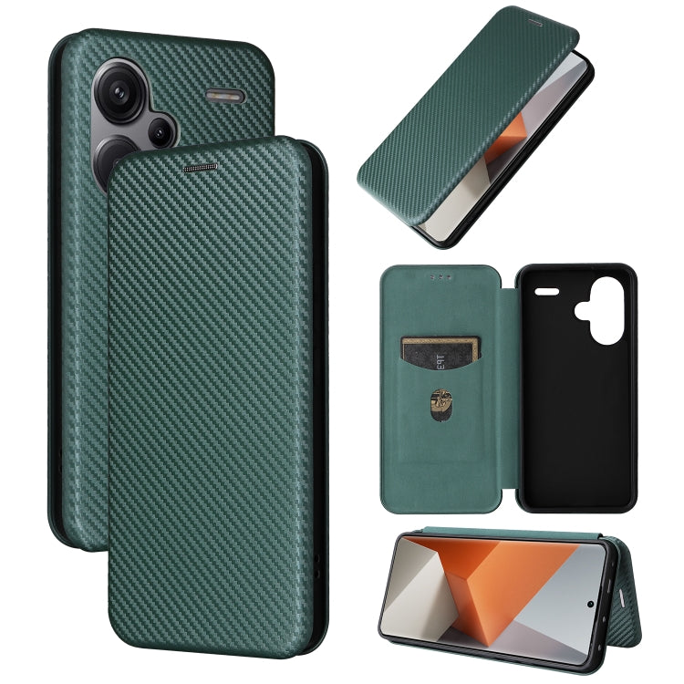 Custodia per telefono in pelle con vibrazione in fibra di carbonio, For Xiaomi Redmi Note 13 Pro+ 5G, For Xiaomi Redmi Note 13 Pro, For Xiaomi Redmi K60 Ultra, For Xiaomi Redmi 12R / Poco M6 Pro