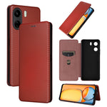 Custodia per telefono in pelle con vibrazione in fibra di carbonio, For Xiaomi Redmi K70E 5G, For Xiaomi 14 Pro, For Xiaomi 14, For Xiaomi Redmi 13C