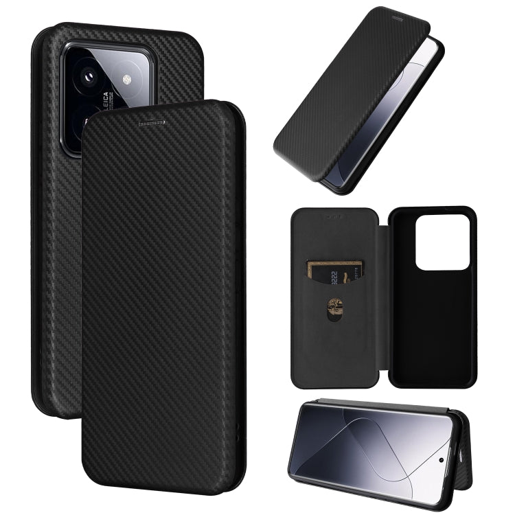 Custodia per telefono in pelle con vibrazione in fibra di carbonio, For Xiaomi Redmi K70E 5G, For Xiaomi 14 Pro, For Xiaomi 14, For Xiaomi Redmi 13C