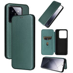Custodia per telefono in pelle con vibrazione in fibra di carbonio, For Xiaomi Redmi K70E 5G, For Xiaomi 14 Pro, For Xiaomi 14, For Xiaomi Redmi 13C