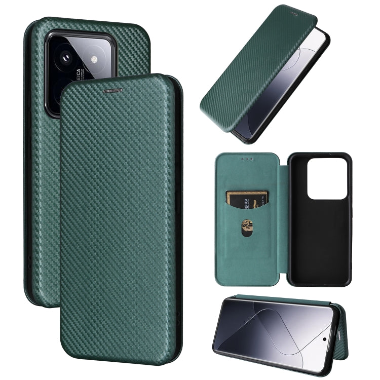 Custodia per telefono in pelle con vibrazione in fibra di carbonio, For Xiaomi Redmi K70E 5G, For Xiaomi 14 Pro, For Xiaomi 14, For Xiaomi Redmi 13C