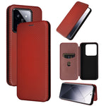 Custodia per telefono in pelle con vibrazione in fibra di carbonio, For Xiaomi Redmi K70E 5G, For Xiaomi 14 Pro, For Xiaomi 14, For Xiaomi Redmi 13C