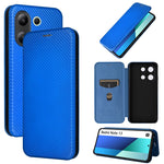 Custodia per telefono in pelle con vibrazione in fibra di carbonio, For Xiaomi Redmi Note 13 Pro / M6 Pro 4G, For Xiaomi Redmi A3 4G, For Xiaomi Redmi Note 13 4G, For Xiaomi Redmi 13C 5G / 4G