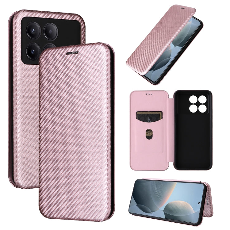 Custodia per telefono in pelle con vibrazione in fibra di carbonio, For Xiaomi Redmi K70E 5G, For Xiaomi 14 Pro, For Xiaomi 14, For Xiaomi Redmi 13C