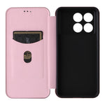 Custodia per telefono in pelle con vibrazione in fibra di carbonio, For Xiaomi Redmi K70E 5G, For Xiaomi 14 Pro, For Xiaomi 14, For Xiaomi Redmi 13C