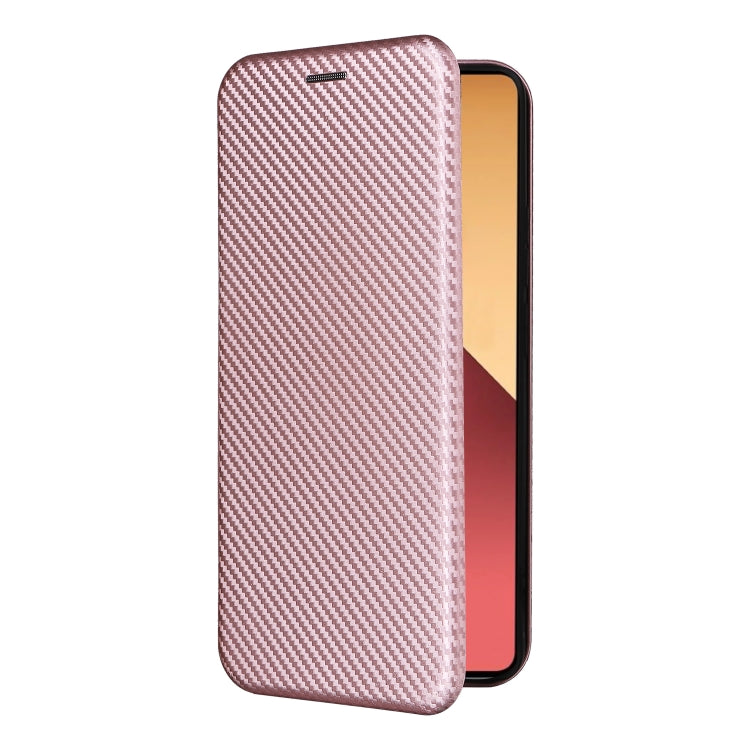Custodia per telefono in pelle con vibrazione in fibra di carbonio, For Xiaomi Redmi Note 13 Pro / M6 Pro 4G, For Xiaomi Redmi A3 4G, For Xiaomi Redmi Note 13 4G, For Xiaomi Redmi 13C 5G / 4G