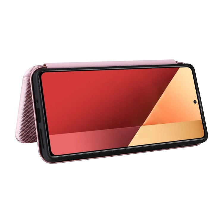 Custodia per telefono in pelle con vibrazione in fibra di carbonio, For Xiaomi Redmi Note 13 Pro / M6 Pro 4G, For Xiaomi Redmi A3 4G, For Xiaomi Redmi Note 13 4G, For Xiaomi Redmi 13C 5G / 4G