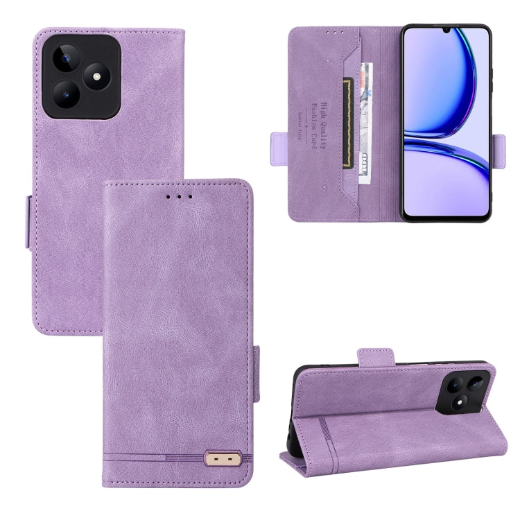 Custodia per telefono in pelle con chiusura magnetica, For Realme GT Neo6 / GT Neo6 SE, For Realme C63 / C61, For Realme GT5 5G, For Realme C53 4G / Narzo N53 4G