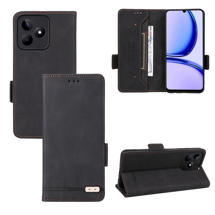 Custodia per telefono in pelle con chiusura magnetica, For Realme GT Neo6 / GT Neo6 SE, For Realme C63 / C61, For Realme GT5 5G, For Realme C53 4G / Narzo N53 4G