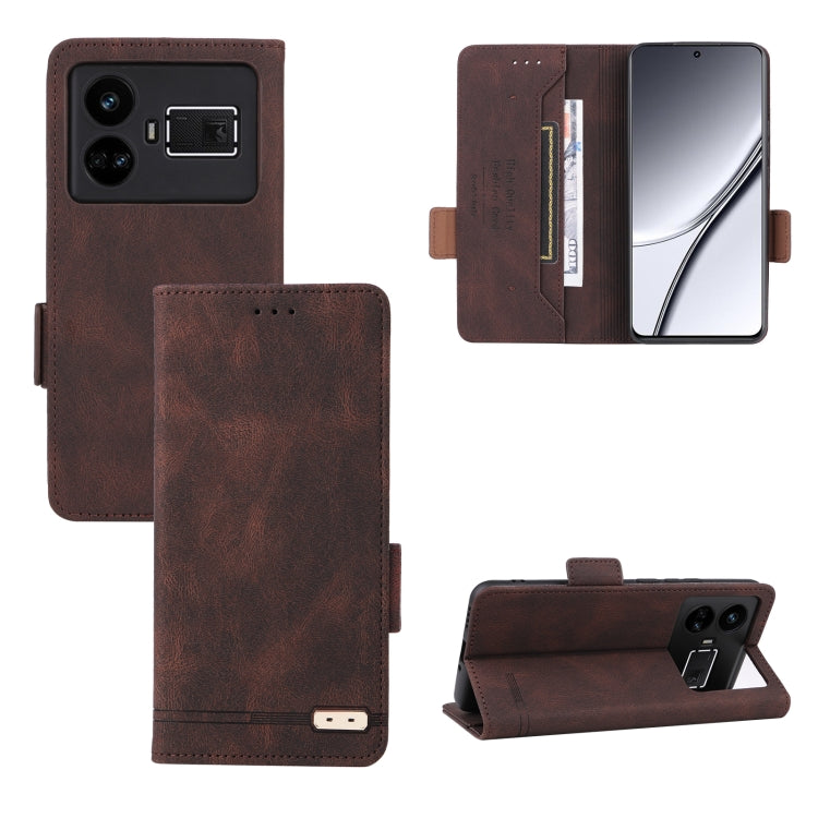 Custodia per telefono in pelle con chiusura magnetica, For Realme GT Neo6 / GT Neo6 SE, For Realme C63 / C61, For Realme GT5 5G, For Realme C53 4G / Narzo N53 4G