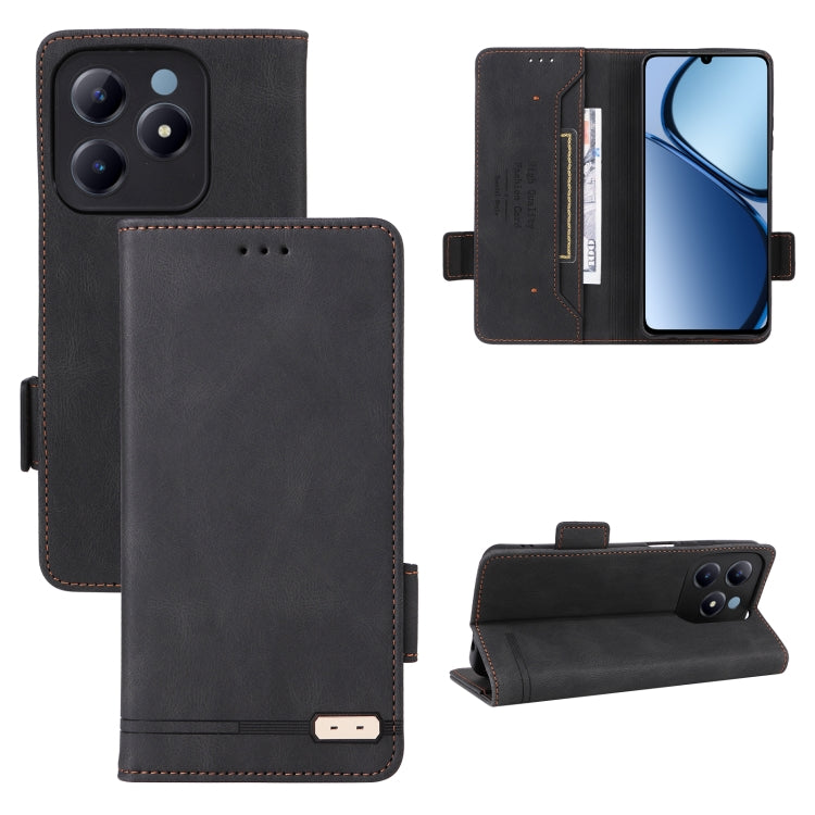 Custodia per telefono in pelle con chiusura magnetica, For Realme GT Neo6 / GT Neo6 SE, For Realme C63 / C61, For Realme GT5 5G, For Realme C53 4G / Narzo N53 4G
