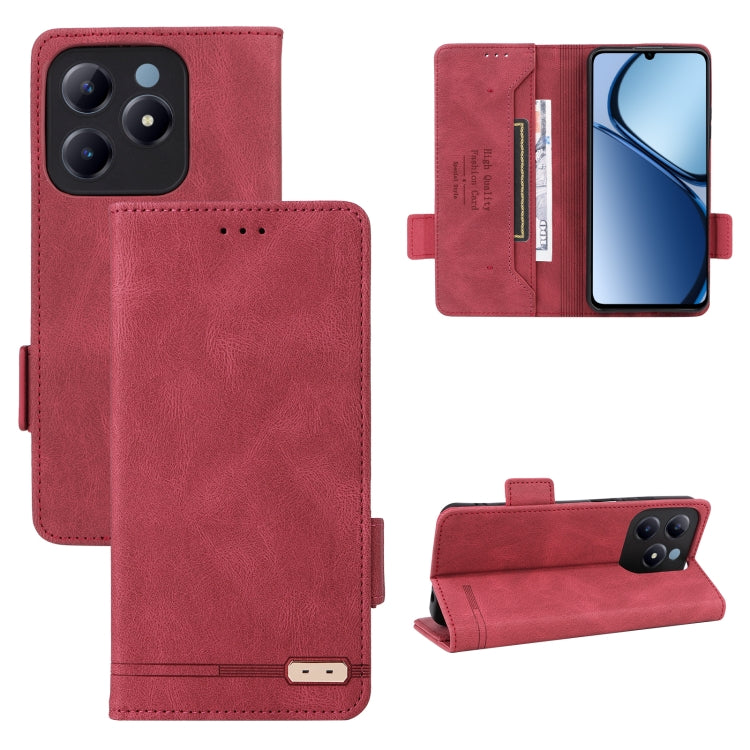 Custodia per telefono in pelle con chiusura magnetica, For Realme GT Neo6 / GT Neo6 SE, For Realme C63 / C61, For Realme GT5 5G, For Realme C53 4G / Narzo N53 4G